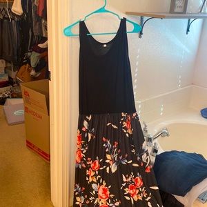 Floral maxi dress